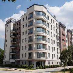 Fototapeta premium LuxuryPremium Apartments Building