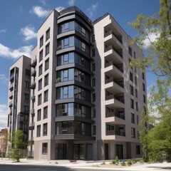 Fototapeta premium LuxuryPremium Apartments Building