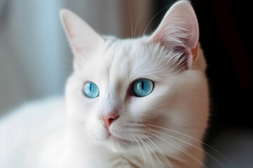 portrait of a cat, ai generative