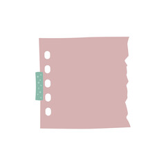 Paper Note Shape Frame Border