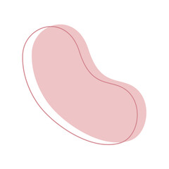 Abstract Blob Shape Corner