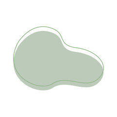 Abstract Blob Shape Corner