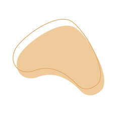 Abstract Blob Shape Corner