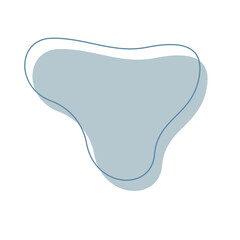 Abstract Blob Shape Corner