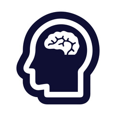 head, brain, health, mental health icon