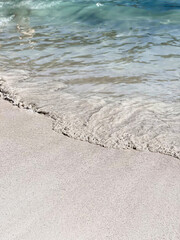 rolling wave in the sea. seaside vacation