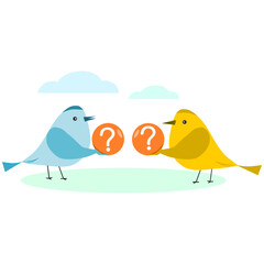 Make choice, decision concept. 
Modern vector illustration to use in your