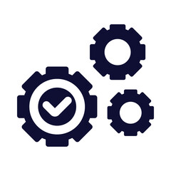 gear, management, up, down, process, management process icon