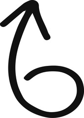 Handdrawn Arrow