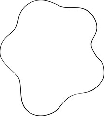 Irregular shape outline