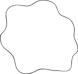 Irregular shape outline