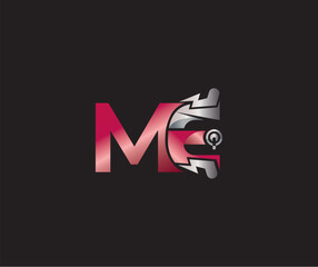 Electric Energy ME letter creative Design Technology logo