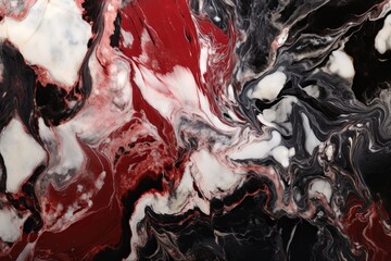 Obraz na płótnie Canvas Red and white black and white marble pattern natural beautiful