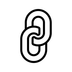 Chain icon. Constraint sign. vector illustration