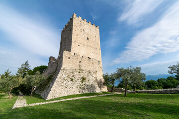 Fototapeta na wymiar Cicerone tower, Arpino, Italy