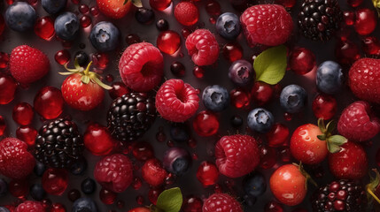 Obraz na płótnie Canvas Berries mix