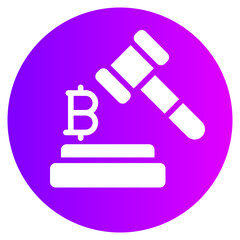 judgment gradient icon