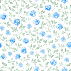 Seamless roses pattern