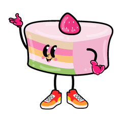 Whimsical and Adorable Cartoon Character Illustration