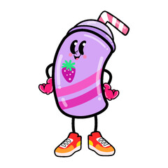 Whimsical and Adorable Cartoon Character Illustration