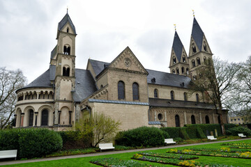 Fototapeta na wymiar Basilika St. Kastor in Koblenz, Deutschland