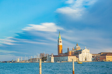 Fototapeta na wymiar sunset in venice