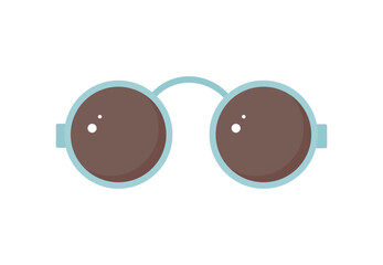 Sunglasses icon isolated on white background. Vector illustration