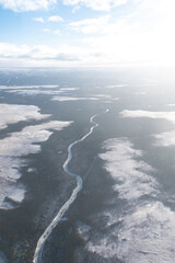 Labrador landscape in winter