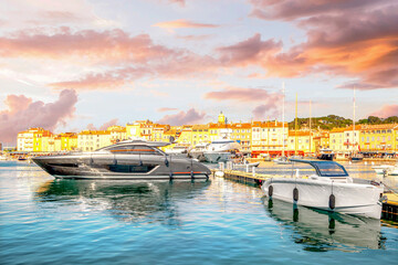 Hafen, Saint Tropez, Frankreich 