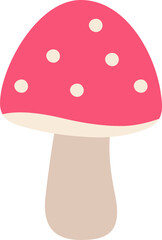 Mushroom icon. Cute Mushroom Illustration.