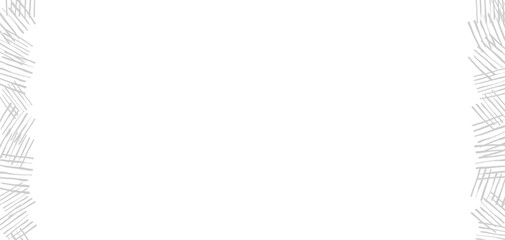 Grey cross hatch border on transparent background. PNG Image