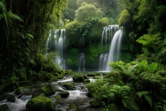 Nature's Symphony, Rainforest's Grace.
Genetaive AI