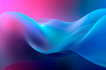 gradient wave colors close up image. Generative ai