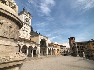 Fototapeta na wymiar Piazza Libertà Udine - Friuli Venezia Giulia - City center
