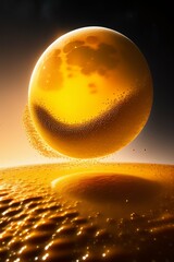 sunrise over the planet