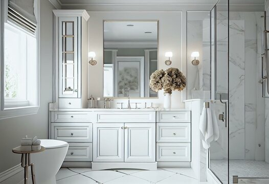 Upgrade your bathroom to a luxurious space with our remodel services. Generative AI