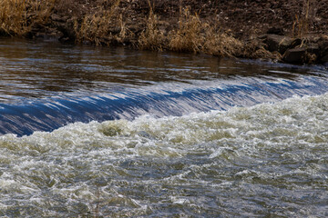 water flowing 