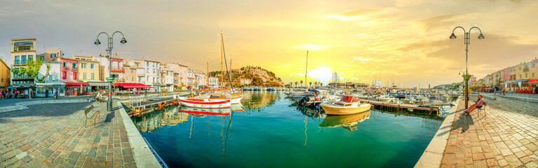 Fototapeta premium Hafen, Cassis, Frankreich 