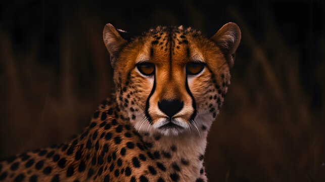 portrait of a leopard © Demencial Studies