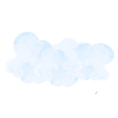 Cloud illustration.sky clipart.handrawn cloud