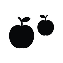Apple vector icon. Apple flat sign design. Apple symbol pictogram. UX UI icon