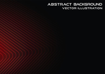 Abstract red line background vector illustration