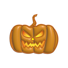 3D Halloween jack o lantern lamp