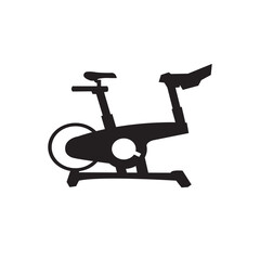 Excercise bike icon design illustration template