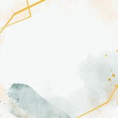 Square abstract watercolor background for social media post and ads banner