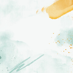 Square abstract watercolor background for social media post and ads banner