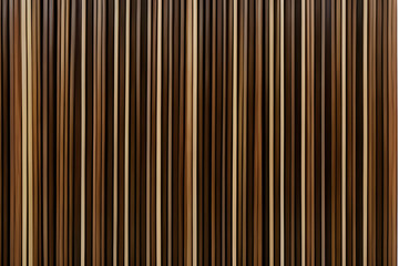 Black Asian bamboo mat texture. Vertical background