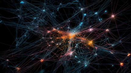 The structure of artificial neuronal networks