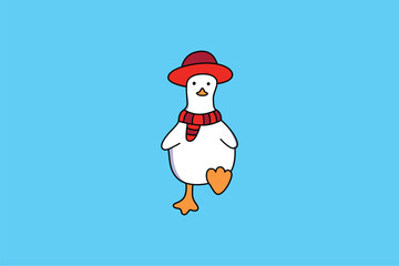 Animal Snowman design vector for kids