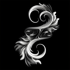 Ornate Decorative Alpha generated with AI